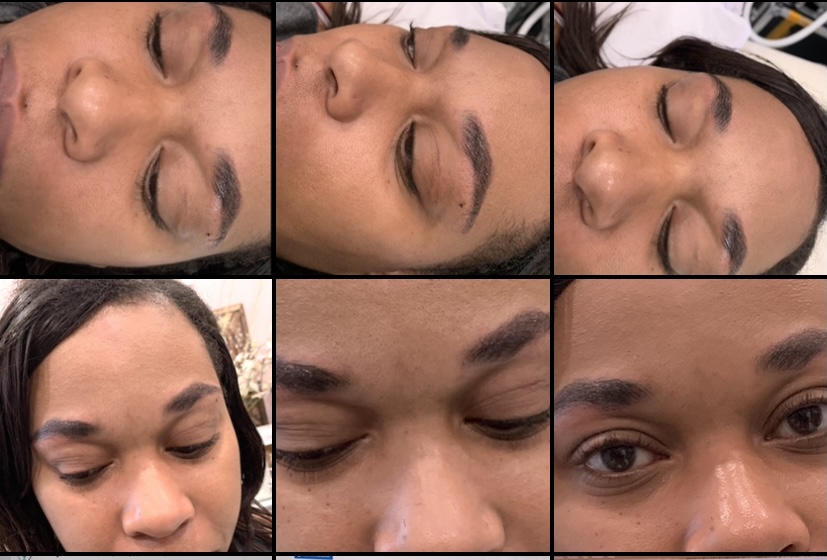 Brows, microblade, shading