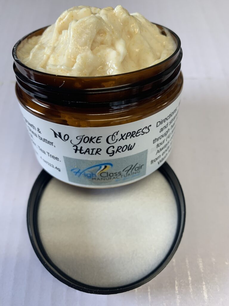 High Class Hair Pomade Jar. Herbal blend for promoting hair growth